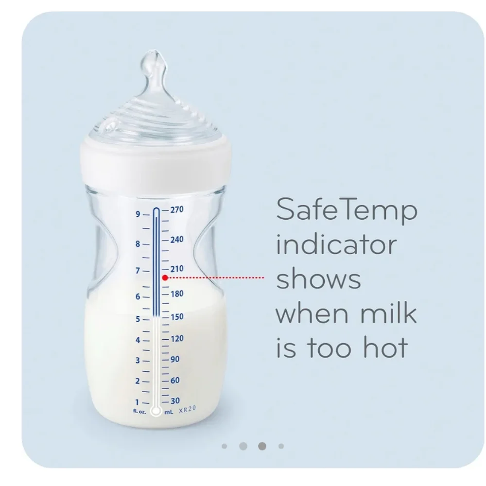 EUC Nuk smooth flow anti colic baby bottles Pink Rose Set of 4 - Picture 3 of 7